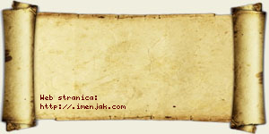 Tina Nikolendžić vizit kartica